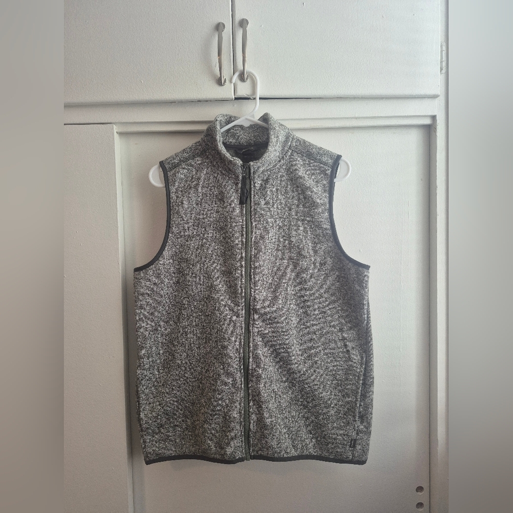 Eddie Bauer Green Fleece Vest